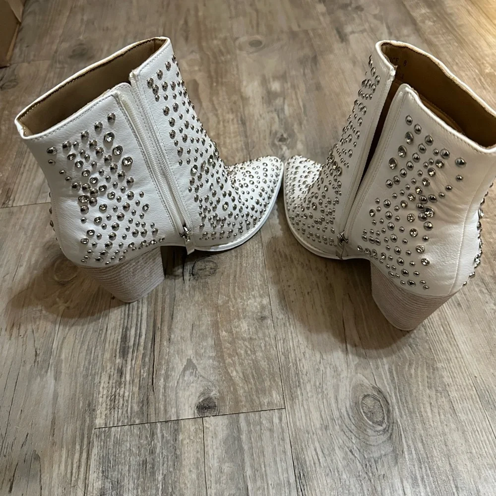 Glamorous Studded Ankle Boots - Picture 4 of 7